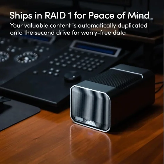SanDisk G-RAID MIRROR 24TB External Drive with RAID SanDisk Professional G-RAID MIRROR 24TB Dual Drive RAID Storage