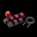 ASUS ROG Gaming Keycap Set with premium textured side-lit design for FPS/MOBA keys, compatible with Cherry MX Switches