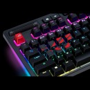 ASUS ROG Gaming Keycap Set with premium textured side-lit design for FPS/MOBA keys, compatible with Cherry MX Switches
