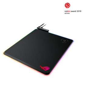 ASUS ROG Balteus Qi wireless charging RGB hard gaming mouse pad