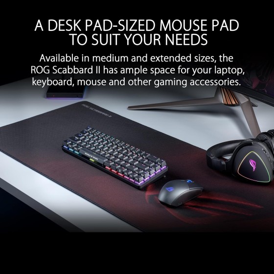 ASUS ROG Scabbard II Medium Gaming Mouse Pad