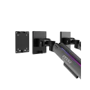 MSI MPG MT201DRG dual monitor arm for two 17 to 35 inch displays MSI MPG MT201DRG RGB Dual Gas-Spring Monitor Arm