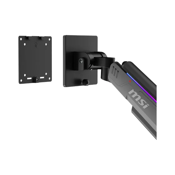 MSI MPG MT201RG RGB monitor arm for 17 to 49 inch displays MSI MPG MT201RG RGB Gas-Spring Monitor Arm