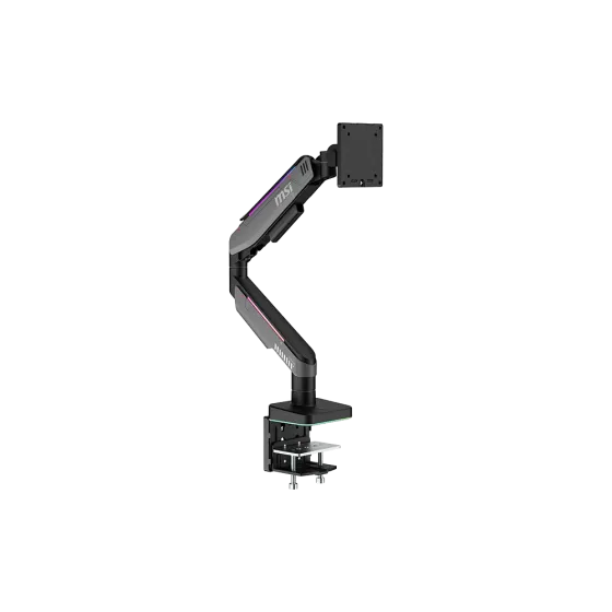 MSI MPG MT201RG RGB monitor arm for 17 to 49 inch displays MSI MPG MT201RG RGB Gas-Spring Monitor Arm