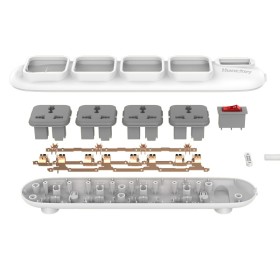 Huntkey PZD401 Power Strip  with 4 AC Socket