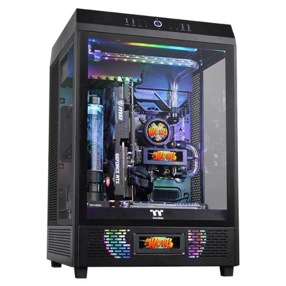 Thermaltake LCD Panel Kit for Ceres Series Black With 3.9'' LCD display, users can use the TT RGB Plus 2.0 software to gain full control of performance monitoring and personalized effects
