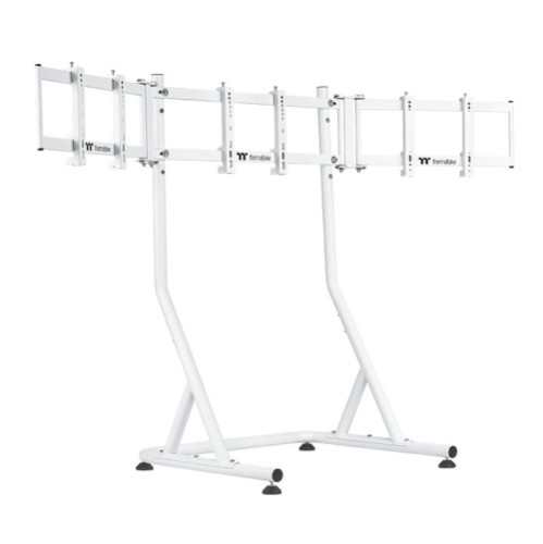 Buy Thermaltake Triple Racing Monitor Stand Snow at NationalPC Thermaltake Triple Racing Monitor Stand Snow GEA-RMS-TMSWHT-01 product image