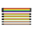 Thermaltake TtMod Sleeve Cable Rainbow 300MM COMBO (Cable Extension)