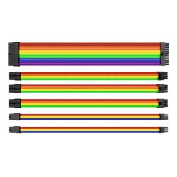 Thermaltake TtMod Sleeve Cable Rainbow 300MM COMBO