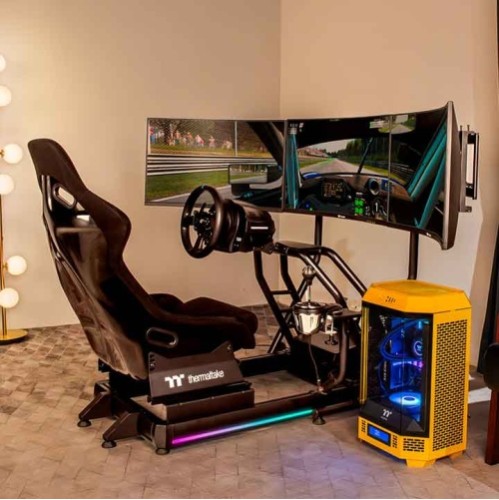 Buy Thermaltake Triple Racing Monitor Stand Black at NationalPC Thermaltake Triple Racing Monitor Stand Black GEA-RMS-TMSBLK-01 product image