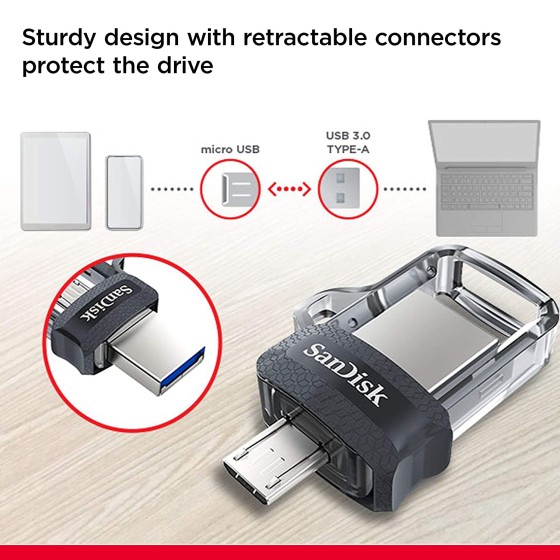 Sandisk 64 GB m3.0 Ultra Dual Flash Drive Sandisk 64 GB m3.0 Ultra Dual Flash Drive