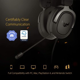 ASUS TUF H3 GUN Metal Wired Gaming Headset