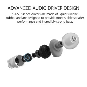 ASUS ROG Cetra II Core Moonlight White in-ear gaming headphones