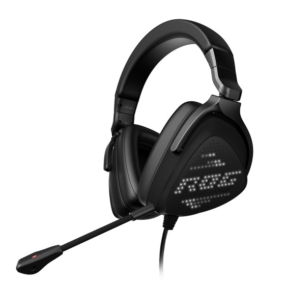ASUS ROG Delta S Animate Lightweight USB-C® gaming headset with customizable AniMe Matrix™ display, hi-fi ESS 9281 Quad DAC™, MQA, AI Noise-Canceling Mic, compatible with PCs, PlayStation® 5, Nintendo Switch™