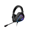ASUS ROG Delta S Lightweight USB-C gaming headset with AI noise-canceling mic, MQA rendering technology, Hi-Res ESS 9281 QUAD DAC, RGB lighting, compatible with PC, Nintendo Switch™ and Sony PlayStation®5