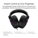 ASUS ROG Delta S Lightweight USB-C gaming headset with AI noise-canceling mic, MQA rendering technology, Hi-Res ESS 9281 QUAD DAC, RGB lighting, compatible with PC, Nintendo Switch™ and Sony PlayStation®5