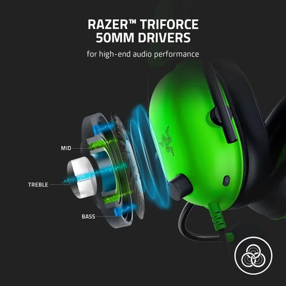 Razer BlackShark V2 X 7.1 Gaming Headset Green Razer BlackShark V2 X 7.1 Gaming Headset Green