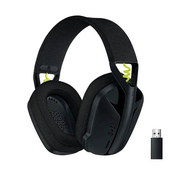 Logitech G435 Lightspeed and Bluetooth Wireless Gaming Headset Black Logitech G435 Lightspeed and Bluetooth Wireless Gaming Headset BlackÂ
