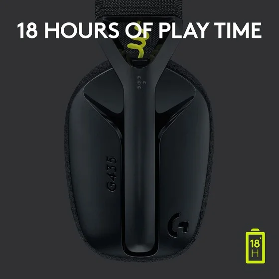Logitech G435 Lightspeed and Bluetooth Wireless Gaming Headset Black Logitech G435 Lightspeed and Bluetooth Wireless Gaming Headset BlackÂ