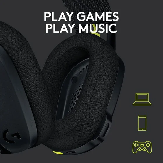 Logitech G435 Lightspeed and Bluetooth Wireless Gaming Headset Black Logitech G435 Lightspeed and Bluetooth Wireless Gaming Headset BlackÂ