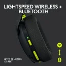Logitech G435 Lightspeed and Bluetooth Wireless Gaming Headset Black Logitech G435 Lightspeed and Bluetooth Wireless Gaming Headset BlackÂ