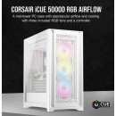 Corsair iCUE 5000D RGB AIRFLOW Mid-Tower Case, True White