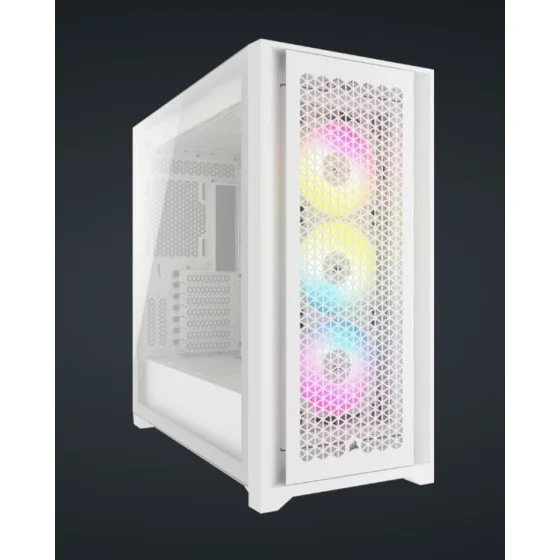 Corsair iCUE 5000D RGB AIRFLOW Mid-Tower Case, True White Corsair iCUE 5000D RGB AIRFLOW Mid-Tower Case, True White