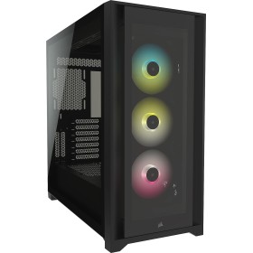 Crosair iCUE 5000X RGB Tempered Glass ATX PC Case — Black