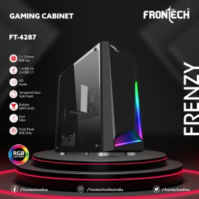 Forntech Frenzy FT-4287 RGB ATX Gaming Cabinet Forntech Frenzy FT-4287 RGB ATX Gaming Cabinet