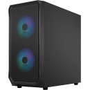 Fractal-Design Focus 2 Black RGB ATX Clear Tint Cabinet with Comes with two of our 140 mm Aspect fans,tempered glass,175mm Psu and 2 Years Warranty(FD-C-FOC2A-03)