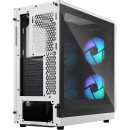 Fractal-Design Focus 2 White RGB ATX Clear Tint Cabinet with Comes with two of our 140 mm Aspect fans,tempered glass,175mm Psu and 2 Years Warranty(FD-C-FOC2A-04)