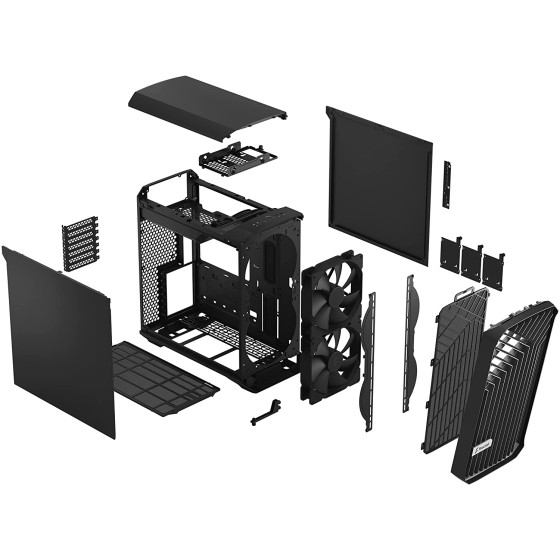 Fractal Design Torrent Compact Black Solid Cabinet