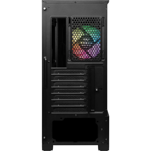 MSI MAG Forge 110R Mid Tower Gaming Cabinet with USB 3.2 Gen 1 Type-A, Support Bracket,1 x 120mm ARGB Fan,Tempered Glass Panel, Magnetic Dust Filter,Black MSI MAG Forge 110R Mid Tower Gaming Cabinet with USB 3.2 Gen 1 Type-A, Support Bracket,1 x 120mm ARGB Fan,Tempered Glass Panel, Magnetic Dust Filter,Black