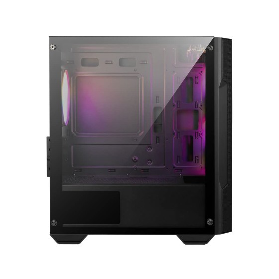 MSI MAG Forge M100R ATX Gaming Cabinet with 4x120mm Auto-RGB Fans, USB 3.2 Gen 1 Type-A, Magnetic Dust Filter(Black)