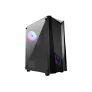 MSI MAG Shield 110R Mid Tower Gaming Cabinet with Support ATX/M-ATX/Mini-ITX Motherboard with 2 x 120 mm ARGB Fan Pre-Installed, and Magnetic Dust Filter