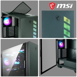 MSI Vampiric 300R Midnight Green Gaming Cabinet
