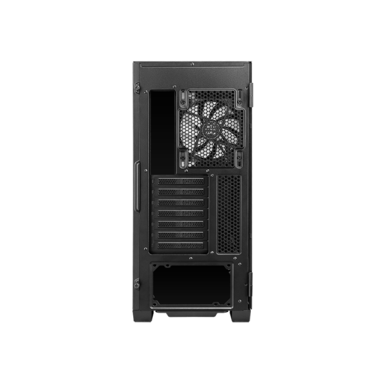 MSI MAG Vampiric 300R Black Mid-Tower Gaming Cabinet with VGA Support Bracket, Hinged Tempered Glass Window, 360mm Radiator Support, Magnetic Dust Filter