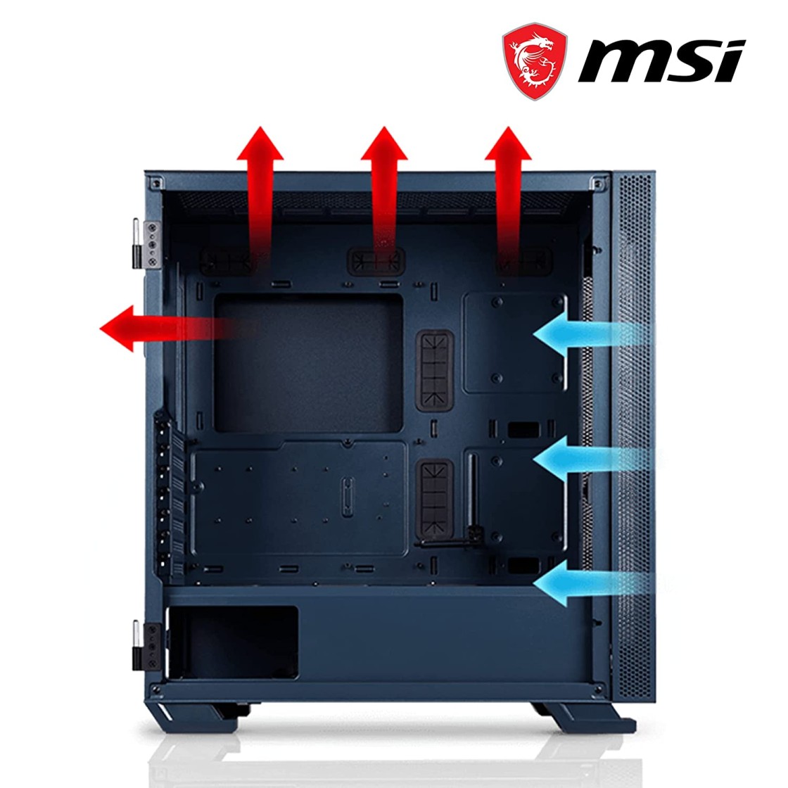 Msi MAG Vampiric 300R Pacific Blue Gaming Cabinet