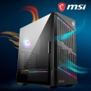 MSI MPG Velox 100P Airflow E-ATX Cabinet with Tempered Glass Door, Optimized for Airflow, Mystic Light, Supports 2 x 360mm Radiators & Side Ventilation Configurations