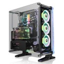 Thermaltake DistroCase 350P Mid Tower Cabinet with open Frame Tempered Glass Chassis