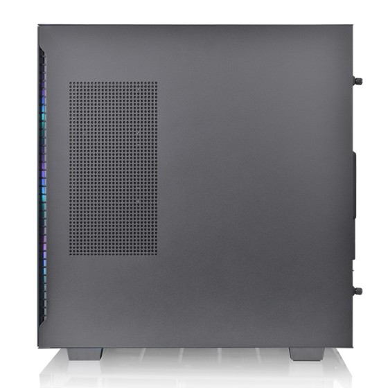 Thermaltake Divider 300 TG ARGB Mid Tower Cabinet with three preinstalled 120mm 5V ARGB front fans, two 3mm tempered glass windows at the front and on the left side`