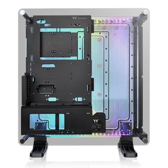Thermaltake DistroCase 350P Mid Tower Cabinet with open Frame Tempered Glass Chassis