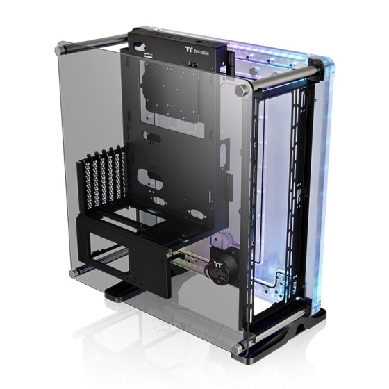 Thermaltake DistroCase 350P Mid Tower Cabinet with open Frame Tempered Glass Chassis