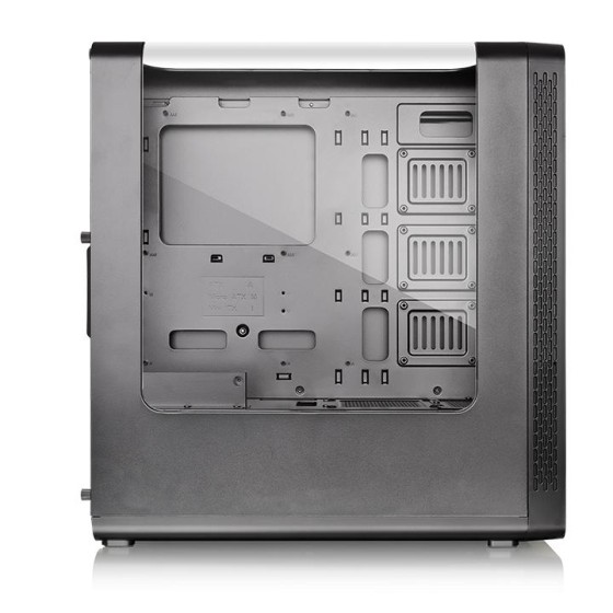 Thermaltake View 27 Cabinet with ne preinstalled 120mm fans and removable filters, supporting up to ATX Motherboard(Black)