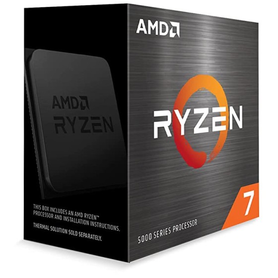 AMD 5000 Series Ryzen 7 5700X Desktop Processor 8 cores 16 Threads 36 MB Cache 3.4 GHz Upto 4.6 GHz Socket AM4 500 Series Chipset