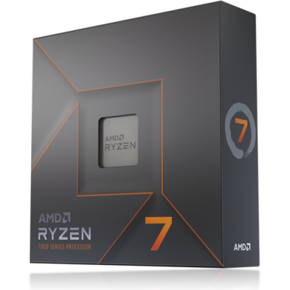 AMD 7000 Series Ryzen 7 7700X Desktop Processor 8 cores 16 Threads 40 MB Cache 4.5 GHz Up to 5.4 GHz Socket AM5, 600 Series Chipset AMD 7000 Series Ryzen 7 7700X Desktop Processor 8 cores 16 Threads 40 MB Cache 4.5 GHz Up to 5.4 GHz Socket AM5, 600 Series Chipset