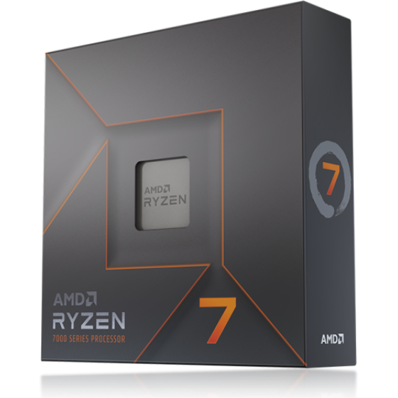 AMD 7000 Series Ryzen 7 7700X Desktop Processor 8 cores 16 Threads 40 MB Cache 4.5 GHz Up to 5.4 GHz Socket AM5, 600 Series Chipset