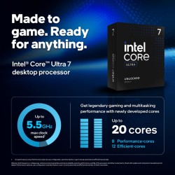 Intel Core Ultra 7 265KF 20 Core LGA 1851 Desktop Processor Intel Core Ultra 7 265KF 20 Core LGA 1851 Desktop Processor
