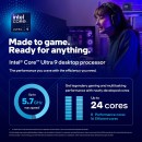 Intel Core Ultra 9 285K Desktop Processor Intel Core Ultra 9 285K desktop processor