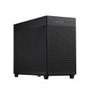 ASUS Prime AP201 Black is a stylish 33-liter MicroATX case with tool-free side panels and a quasi-filter mesh, with support for 360 mm coolers, graphics cards up to 338 mm long, and standard ATX PSUs